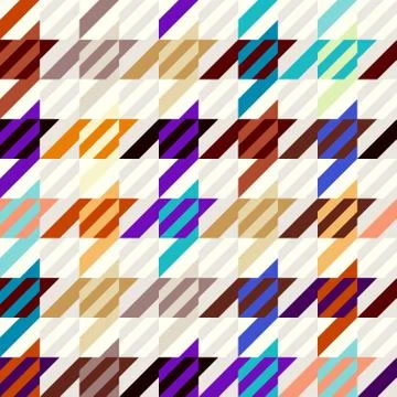 Hounds-tooth pattern in patchwork style. Vector image. Stock Illustration