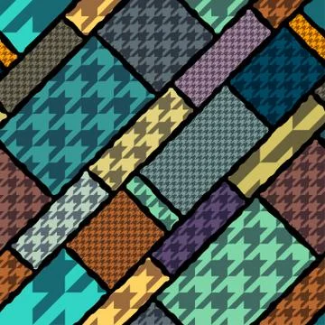 Houndstooth background pattern. Illustrazione stock