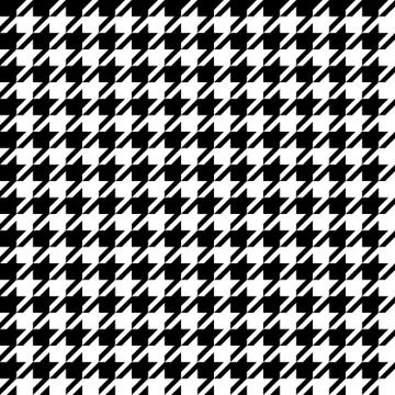 Houndstooth Classic Pattern Illustrazione stock