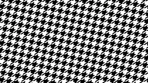 Houndstooth Classic Pattern Rotating Stock Footage 125069130