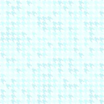 Houndstooth pattern. Cyan seamless vector background Illustrazione stock