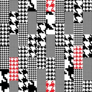 Houndstooth pattern Illustrazione stock