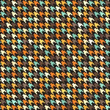 Houndstooth retro pattern. Seamless vector Stock Illustration