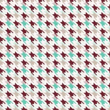 Houndstooth seamless pattern. Stock Illustration