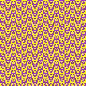 Houndstooth Skull pattern seamless. Goose foot Skull background Stock Illustration