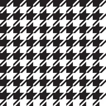 Houndstooth vector seamless pattern. Houndstooth background Stock Illustration