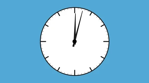 Hour animation Stock Footage 82120904