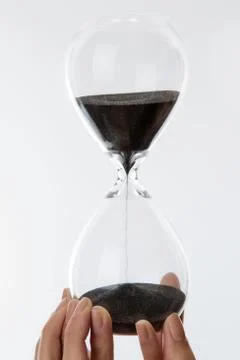 Hour glass sand timer Stock Photos
