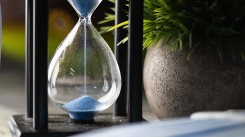 Hour Glass Time Lapse Stock Footage 127266683
