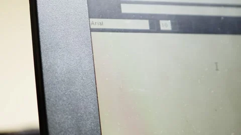 Hour glass timer icon activates with Outlook express on computer Stock Footage 312146824