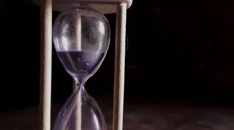 Hourglass  25fps - The camera pans down Stock Footage 42365195