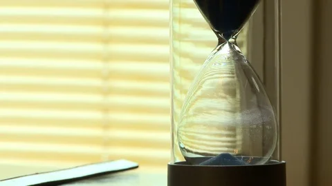 Hourglass and window Stock Footage 74766438