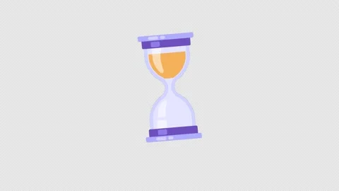 Hourglass animation. sandglass, sand tim... | Stock Video | Pond5