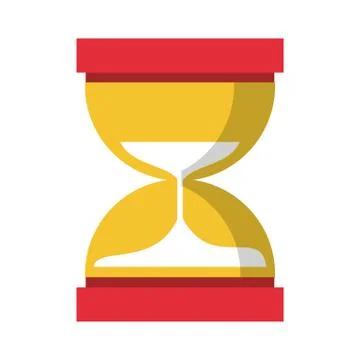 Hourglass antique timer symbol Illustrazione stock
