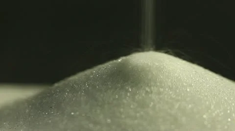 Hourglass on black background 動画素材 10878134