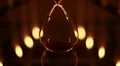 Hourglass with candles reflections HD Footage