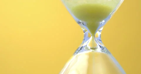 Hourglass close up Stock Footage 66685787