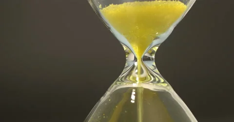 Hourglass close up Stock Footage 66685845