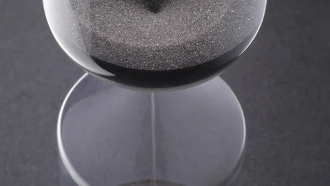 Hourglass. Close up. Stock Footage 129041093