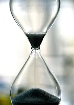 Hourglass, close-up Stock Photos