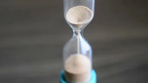 Hourglass closeup Stock Footage 74288192