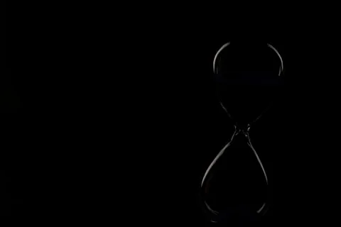 Hourglass concept. Stock Photos