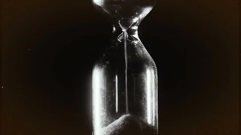 Hourglass. Countdown. Slow motion. Stock Footage 105296212