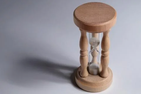 Hourglass counting down Stock Photos