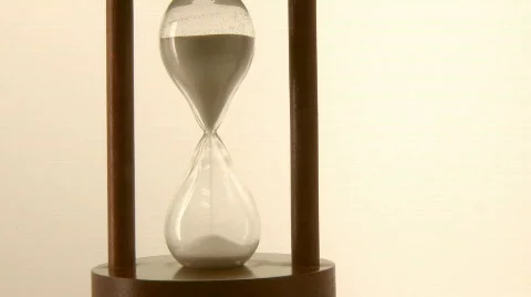 Hourglass counting the time Vidéo 457562