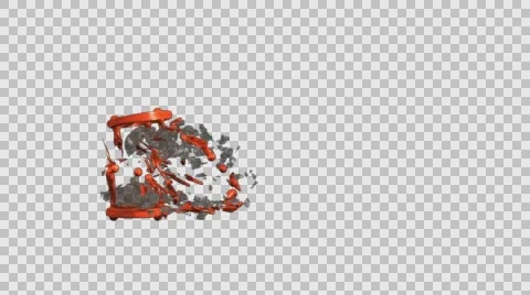 Hourglass Destruction Stock Footage 62733713