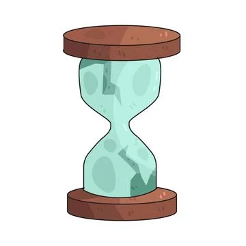 Hourglass Empty illustration Ilustração Stock