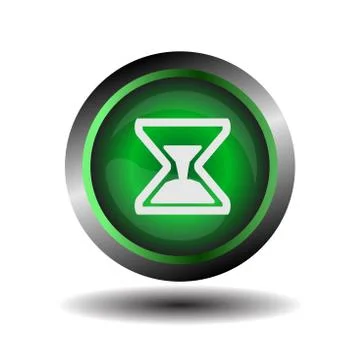 Hourglass icon Stock Illustration