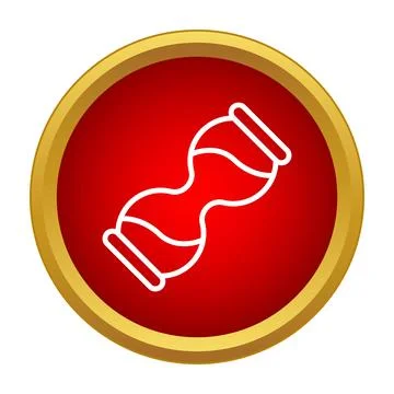 Hourglass icon measuring time countdown deadline 스톡 일러스트