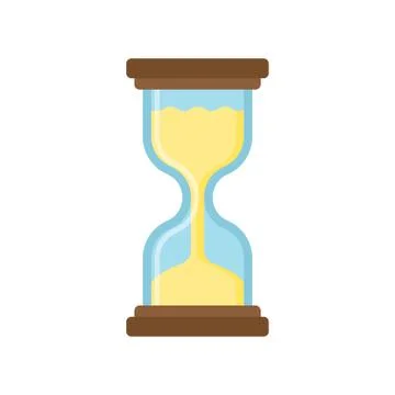Hourglass icon vector. Stock Illustration