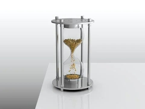 Hourglass Stock Illustration