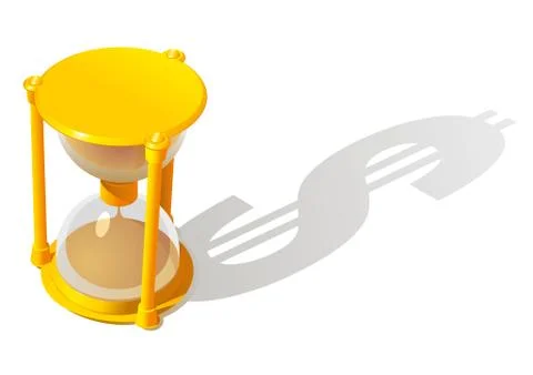 Hourglass Stock Illustration