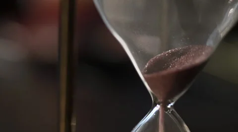 Hourglass macro Video stock 49100839
