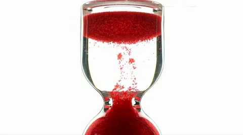 Hourglass - normal speed Stock Footage 9029020