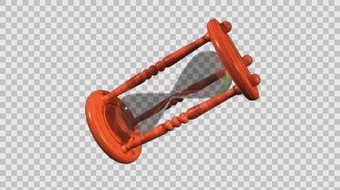 Hourglass with Particles Stock Footage 63000600