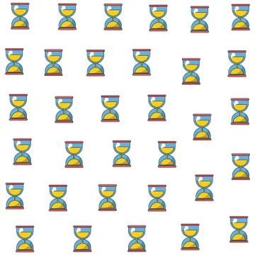 Hourglass pattern background Stock Illustration