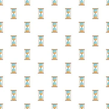 Hourglass pattern illustrating time and measurement concepts イラスト素材
