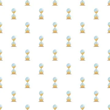 Hourglass pattern representing passing time and countdown Stock-Illustration