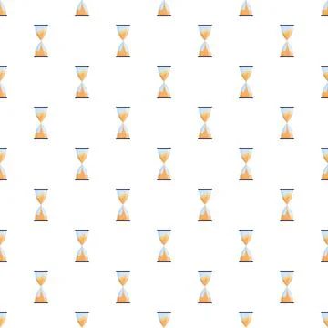 Hourglass pattern showing time passing and management 스톡 일러스트