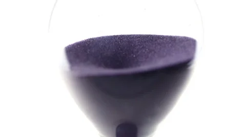 Hourglass pouring time Stock Footage 42245105