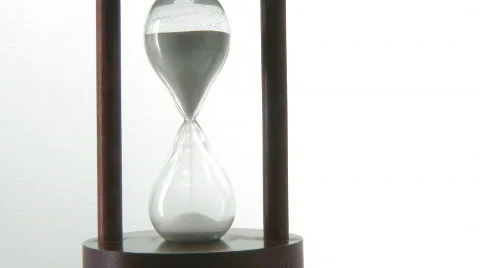 Hourglass sand clock Stock Footage 316342