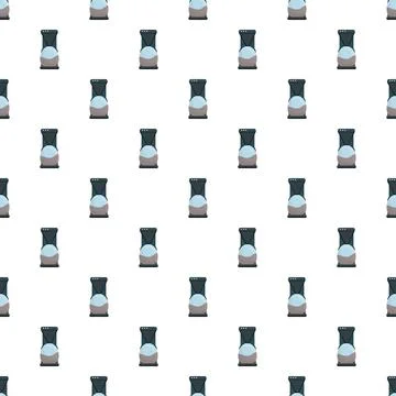 Hourglass sand falling seamless pattern background Illustrazione stock