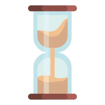 Hourglass sand timer Stock Illustration