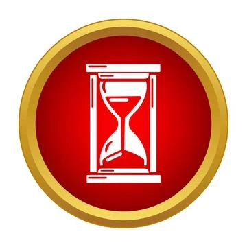 Hourglass sand timer measuring time countdown icon イラスト素材