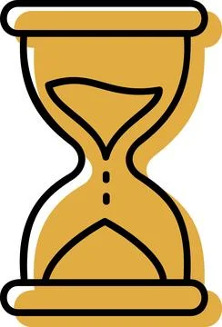 Hourglass Sand Timer Time Management Illustration Stock Illustration