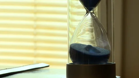 Hourglass sands close up Stock Footage 74768431